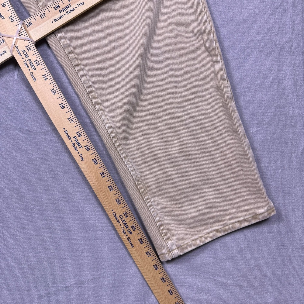 Lee Jeans Mens 42 x 29 Tan Straight‎ Leg Cotton Pants Khaki Casual - Picture 8 of 10